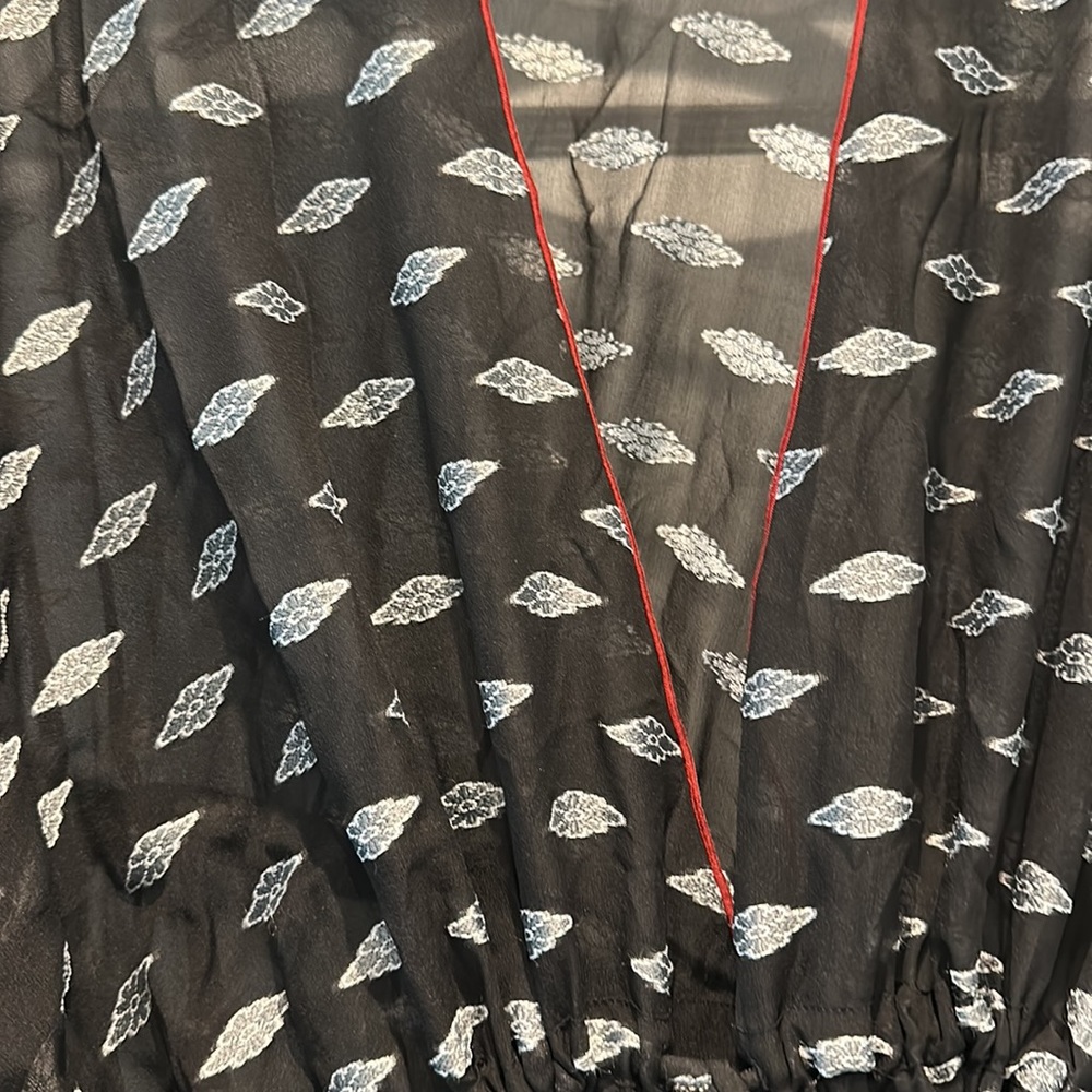 Silk Eres Kaftan dress- l - Picture 2 of 6